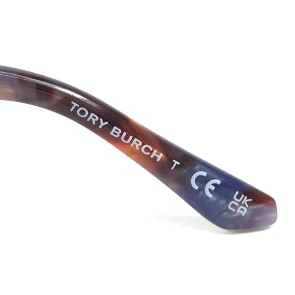 Tory Burch Sunglasses TY7186U 1921/4L Blue Pearl Tortoise Frame w/ Blue Gradient - Picture 12 of 12